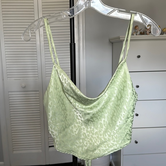 Leopard Tie Tank Top - Picture 2 of 9